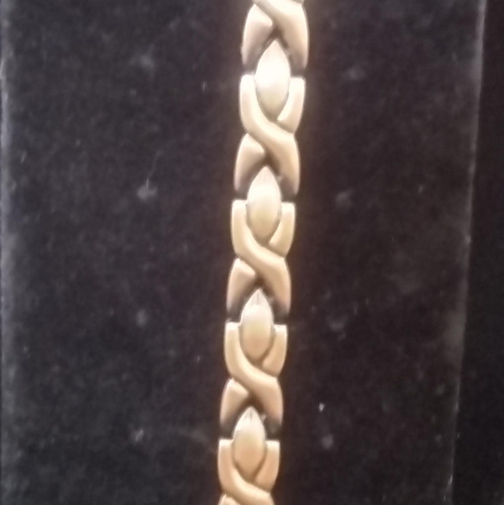 Copper link bracelet